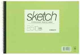 Amazon.co.jp: キョクトウ スケッチブック オリーブ B5サイズ